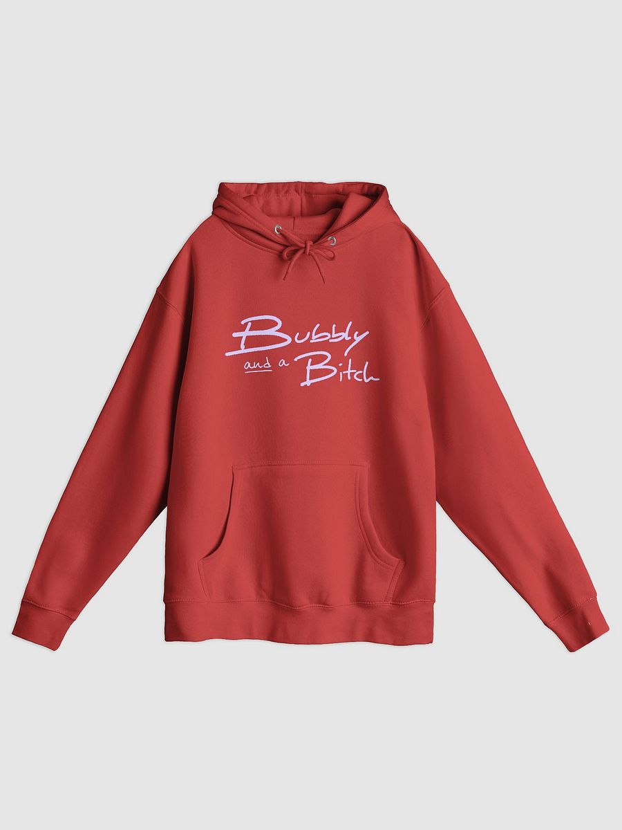 Bubbly and a B*tch (lavender design) printed premium pullover hoodie product image (11)