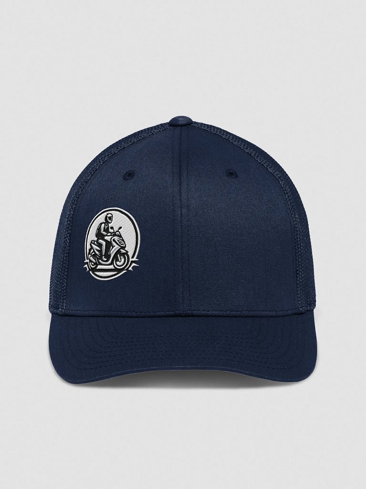 Monochrome Rider Trucker Hat product image (10)