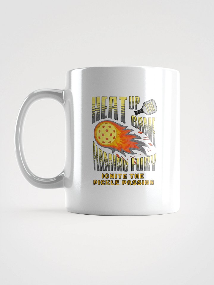 Heat Up The Game Flaming Fury Pickleball Mug product image (1)