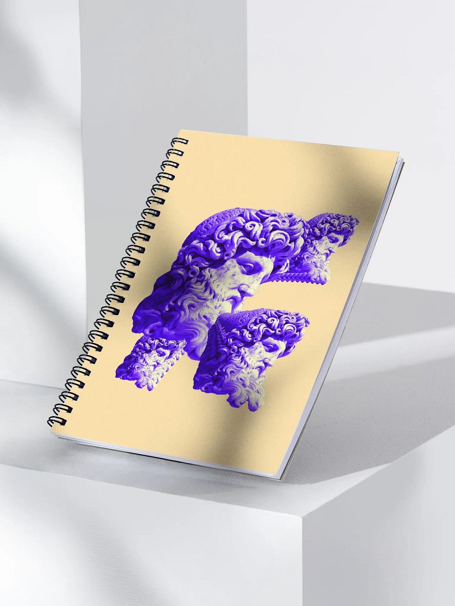 Zeus Glitch Spiral Notebook product image (3)