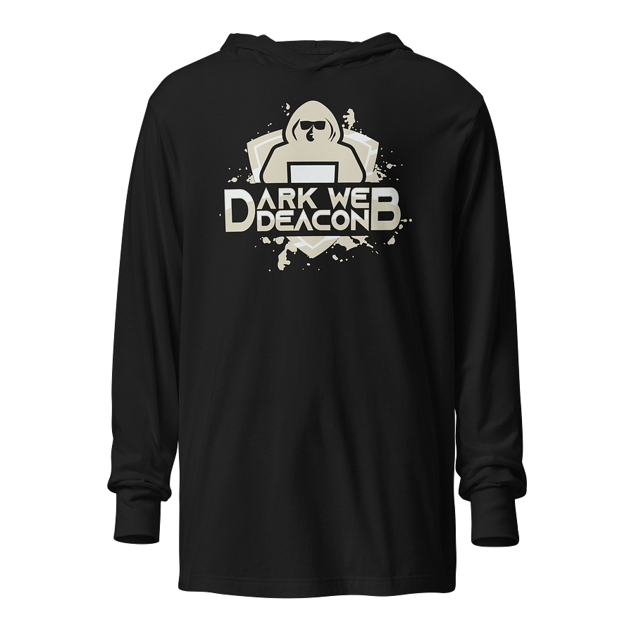 DWD Long Sleeve Light Hoodie - Grey/White Logo product image (1)