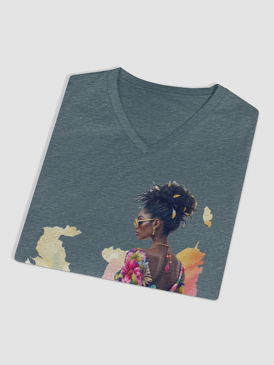 Sunflower Blossom V-Neck Tee product image (3)