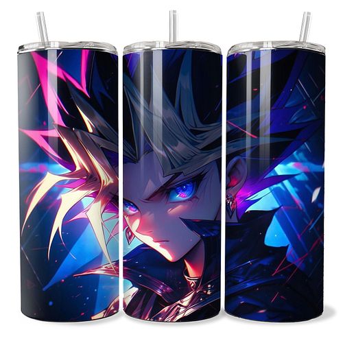 It's time to duel… in style! The Yami Yugi: Pharaoh’s Gaze tumbler brings the heart of the cards to every sip. Bold. Iconic. ...