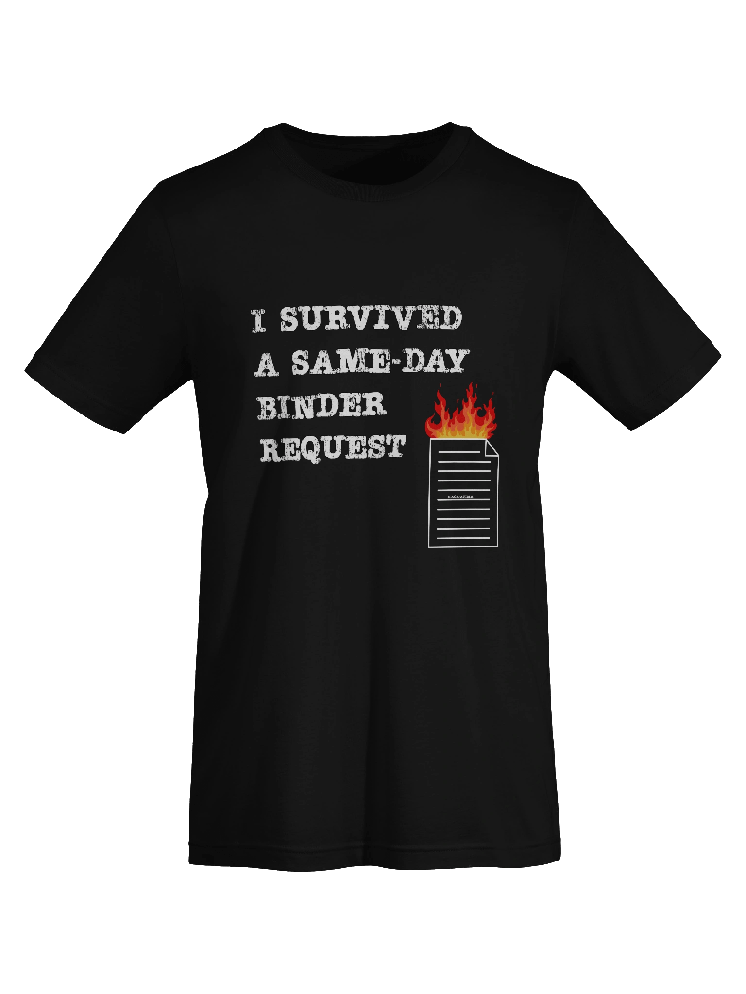 Survived Same-Day Binder T-Shirt product image (68)