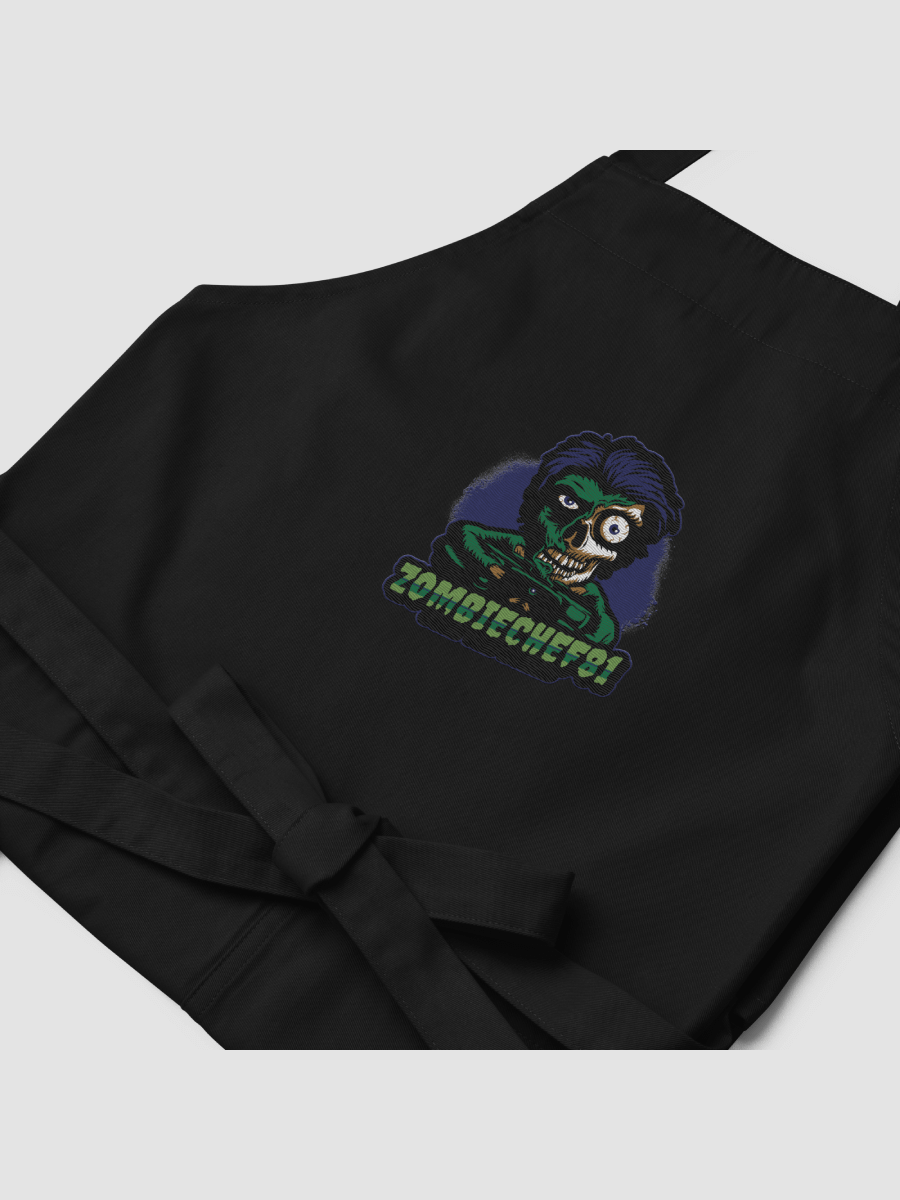 [ZombieChef81] Organic Cotton Apron (Embroidered) SOL&S 03569 product image (3)