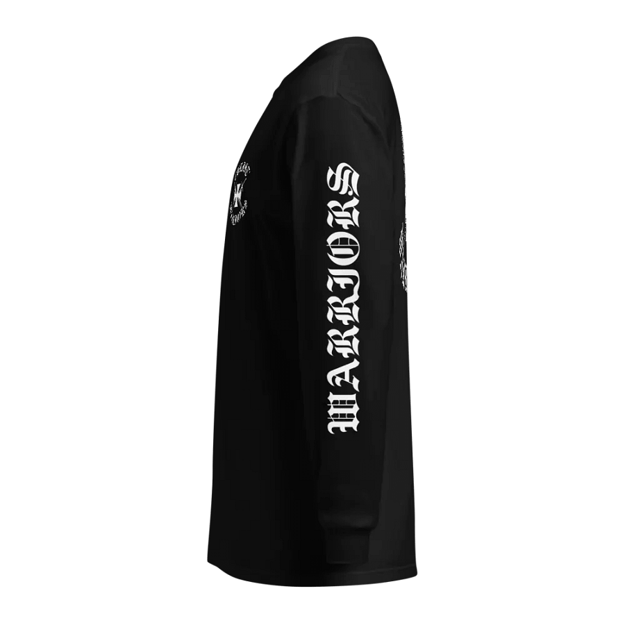 Christ Warriors | Logo Black Longsleeve Tee product image (3)