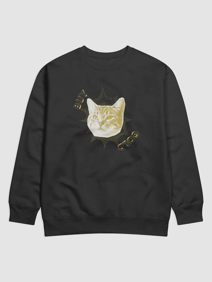 Buy Gold Cat Premium Sweatshirt product image (1)
