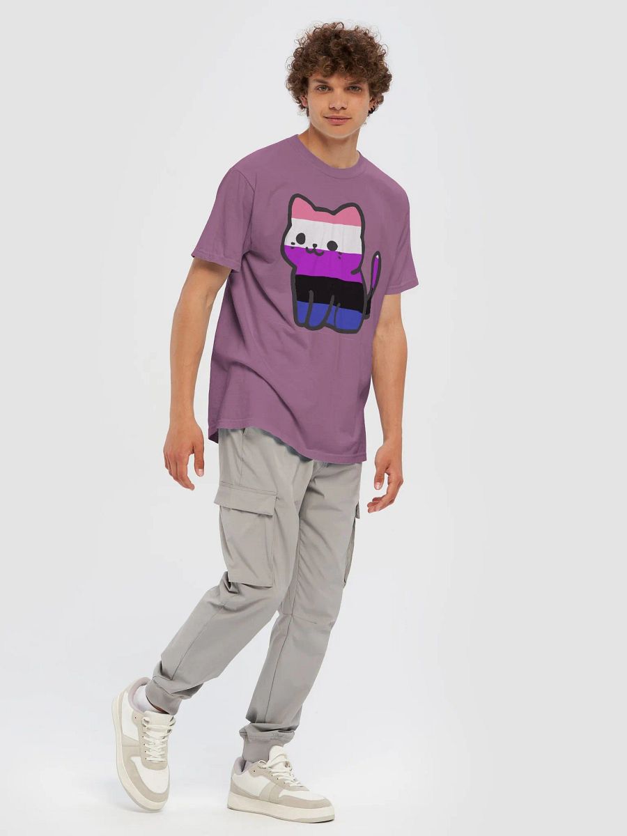 Genderfluid Pride Kitty Man's Shirt product image (90)