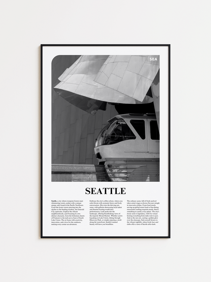Seattle 04 Newspaper Poster product image (1)
