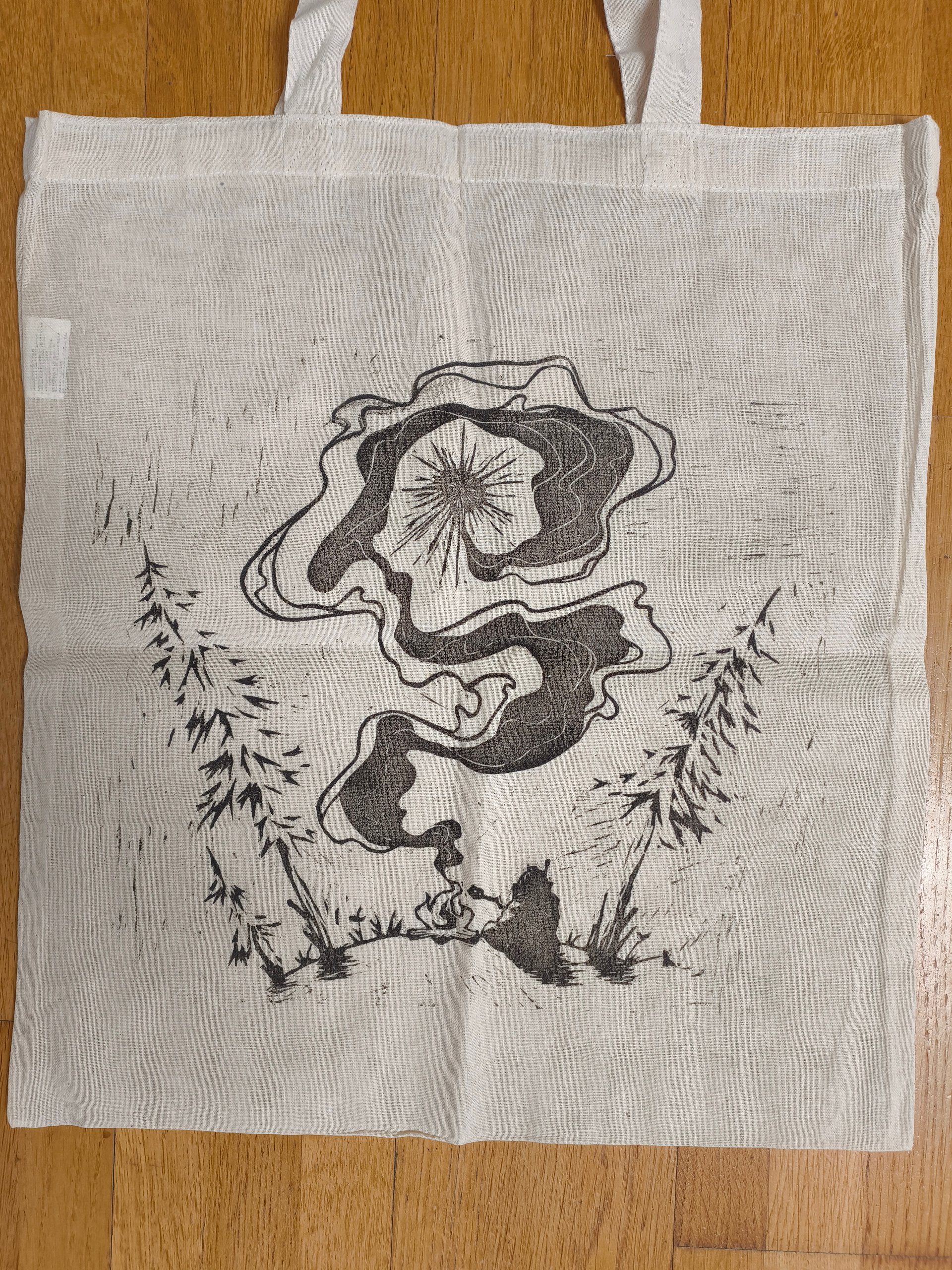 Hand printed tote bag (outer wilds) product image (1)