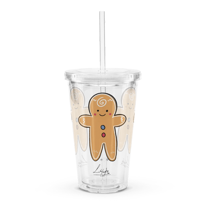 VASO RESISTENTE DE PLÁSTICO GALLETA NAVIDAD product image (2)