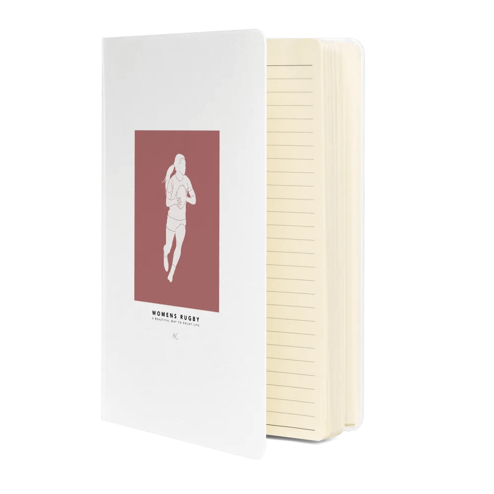 WOMENS RUGBY Hardcover Notebook "red" product image (2)