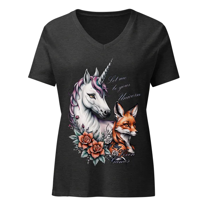 Let me be your Unicorn Vixen V-neck T-shirt product image (3)