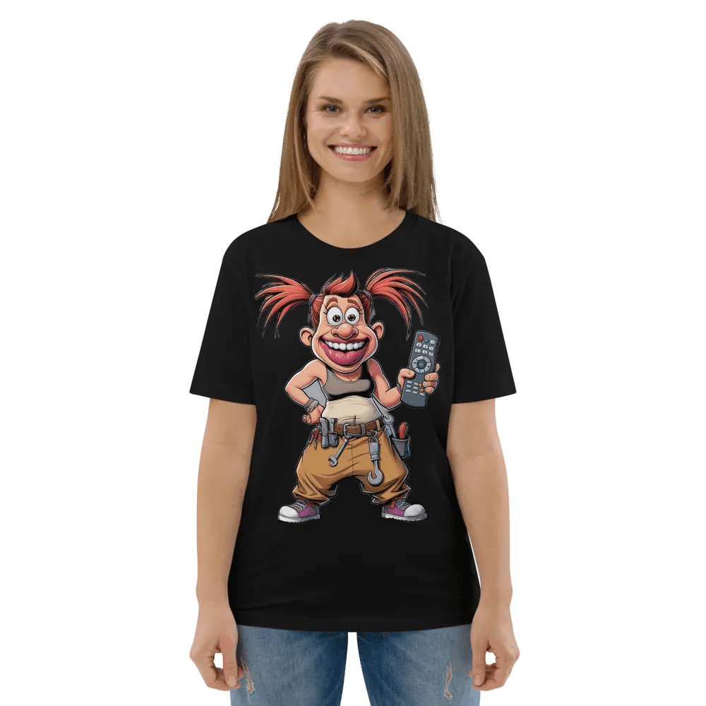 Playful Cartoon Character Organic Cotton T-Shirt product image (10)