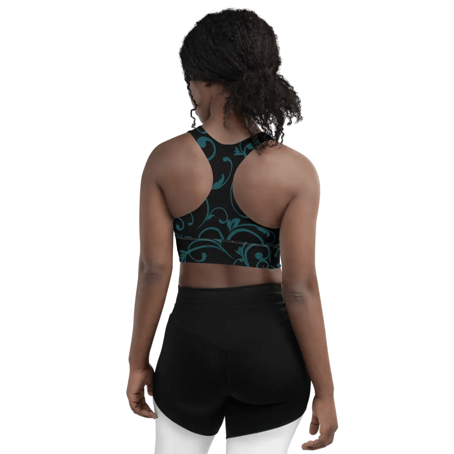 DarkTeal Twirl Bra Top product image (5)