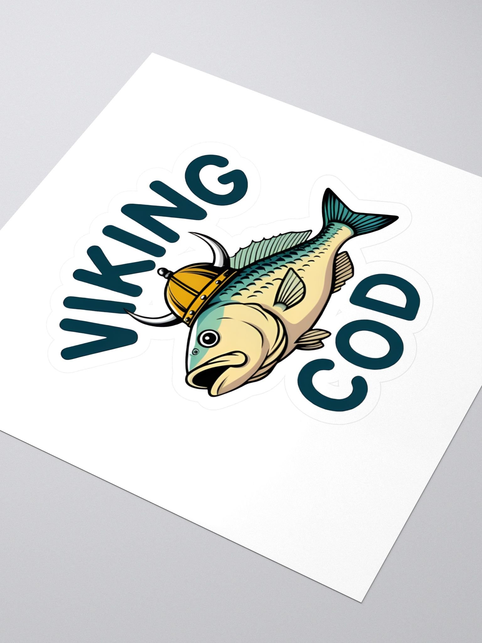 Viking Cod Kiss Cut Stickers product image (3)