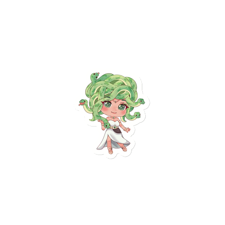Chibi Medusa Magnet product image (1)