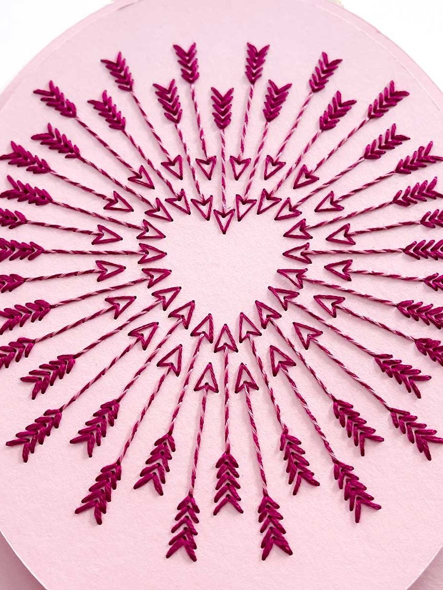 PATTERN : The Arrow's Path Paper Embroidery PDF product image (5)