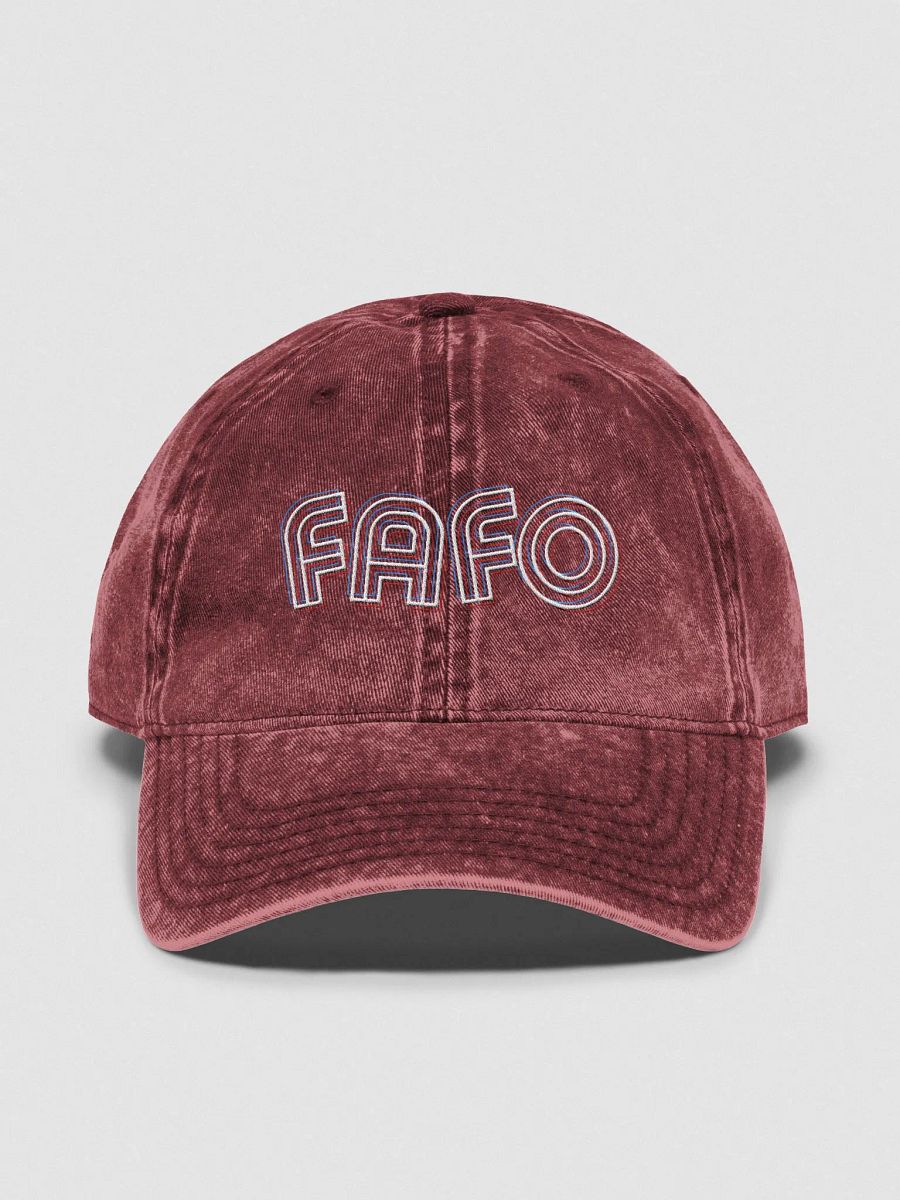 FAFO vintage wash dad hat product image (15)