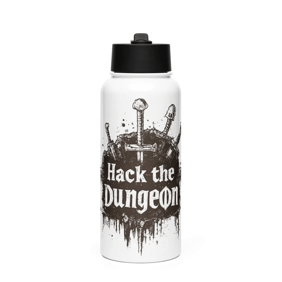 Hack the Dungeon Stainless Steel Water Bottle product image (1)