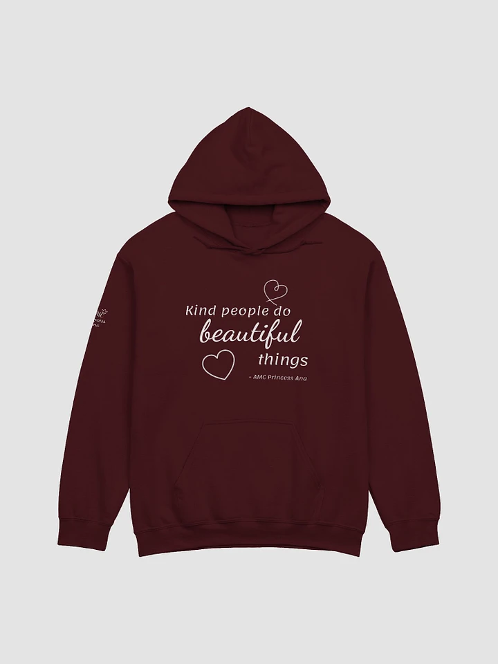 Kind people...HOODIE - White text product image (1)
