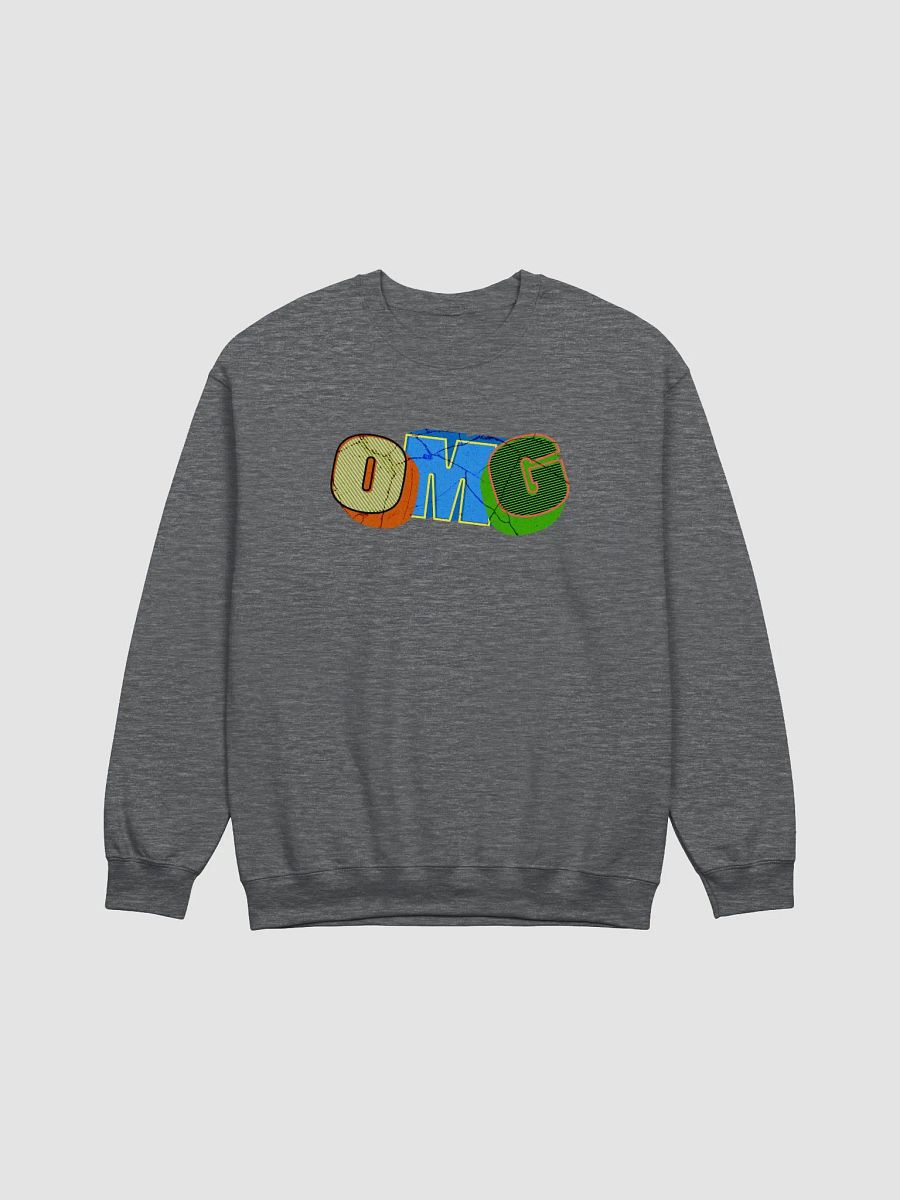 OMG Colorful Letter Trio Crewneck Sweatshirt product image (3)