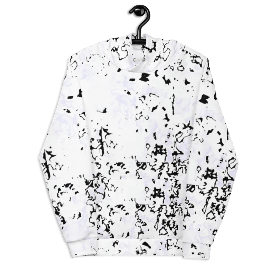 Abstract Nearly Monochrome Unisex Pull Over Hoodie product image (10)