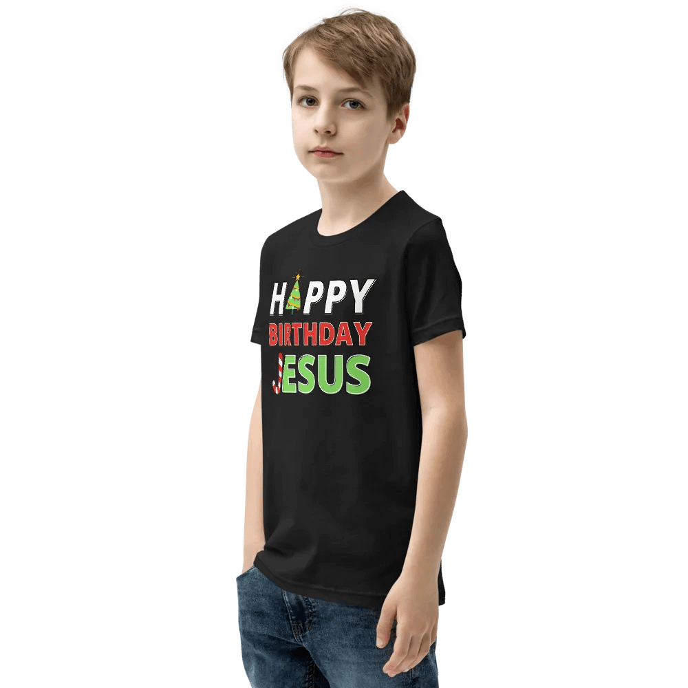 Happy Birthday Jesus Christmas Kids T-Shirt product image (4)