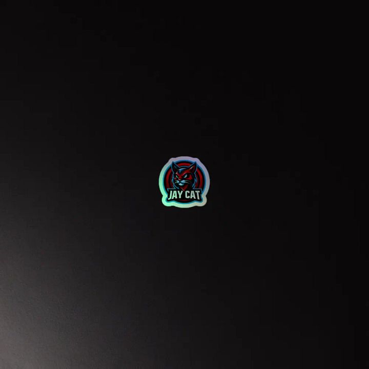 Holographic JayCat Sticker product image (4)