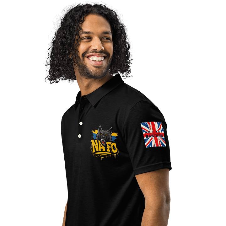 UK Rebel NAFO Main Bastard Polo Shirt product image (3)
