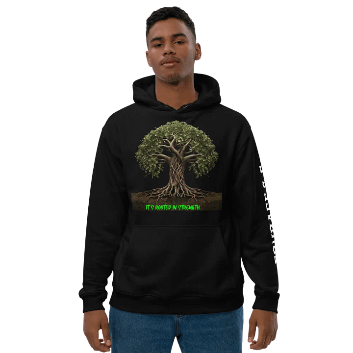 Courage & Co. Black Hoodie w/White Text product image (1)