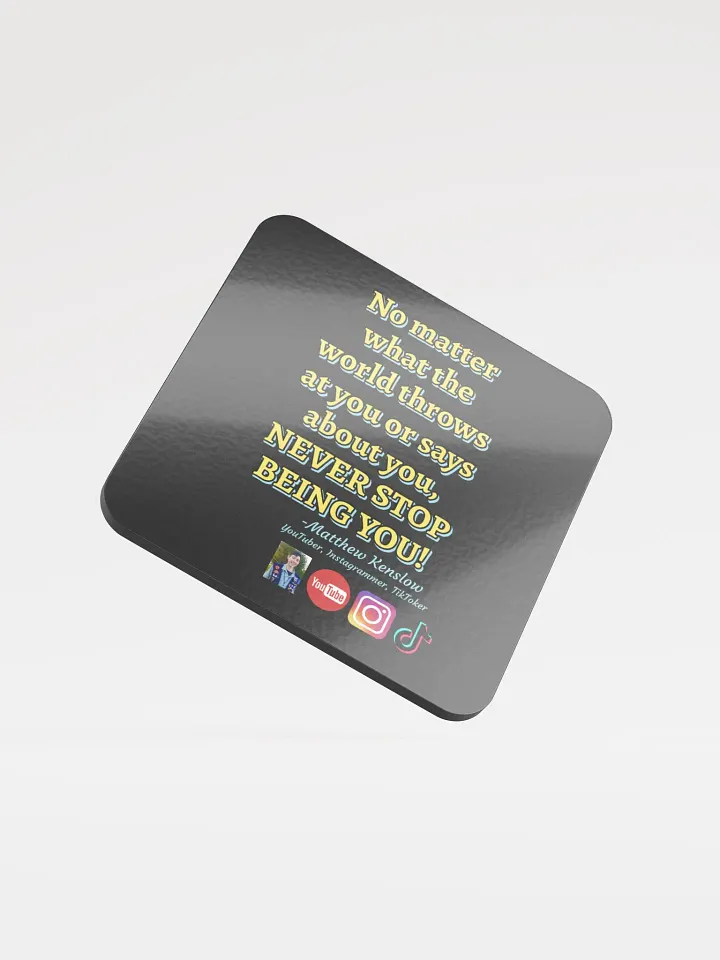 Glossed Cork Coaster [Quote 4] product image (2)