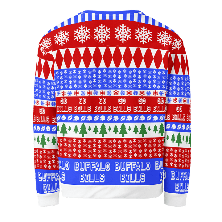 UGLY CHRISTMAS Sweatshirt GO BILLS BALLS OUT product image (2)