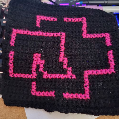 Ok, i maaaay be psyching myself up a bit here...#rammstein #crochetersofinstagram #crochet #rammsteinfans
