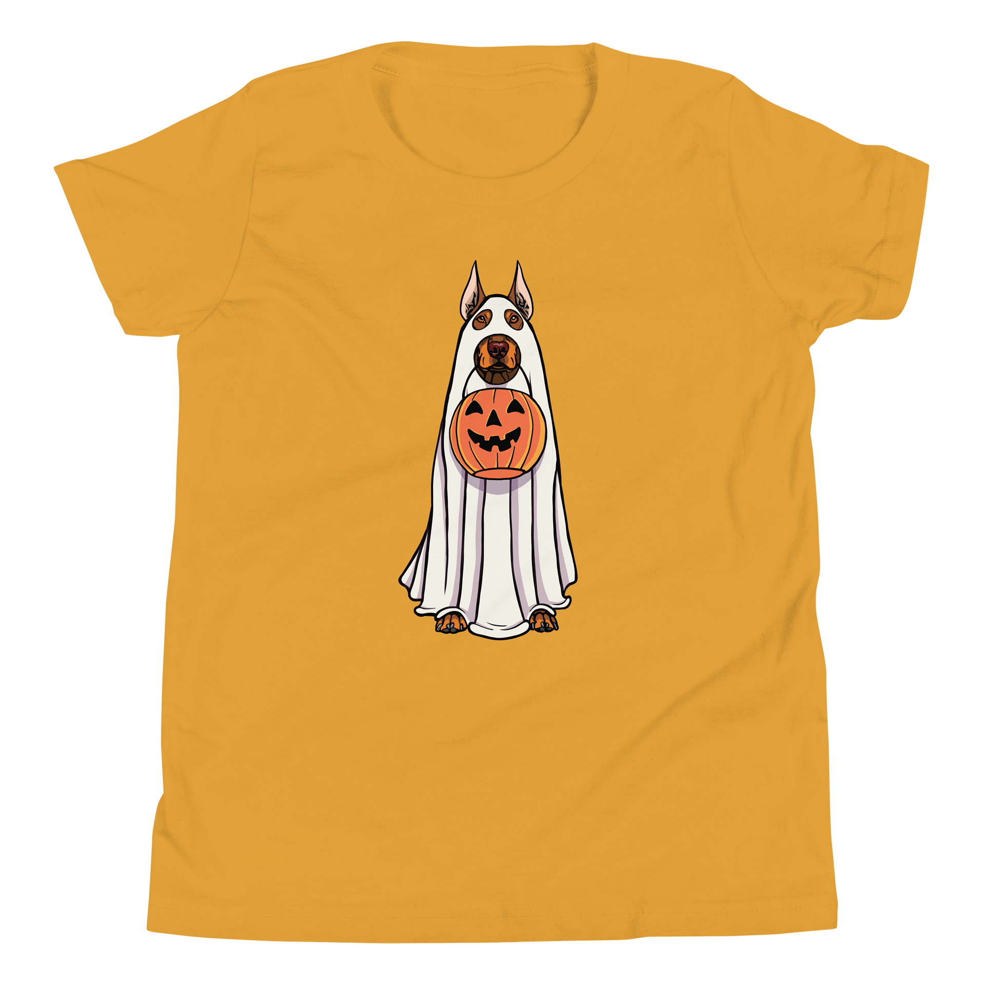 Halloween Doberman(Red & Tan) Youth T-Shirt product image (5)