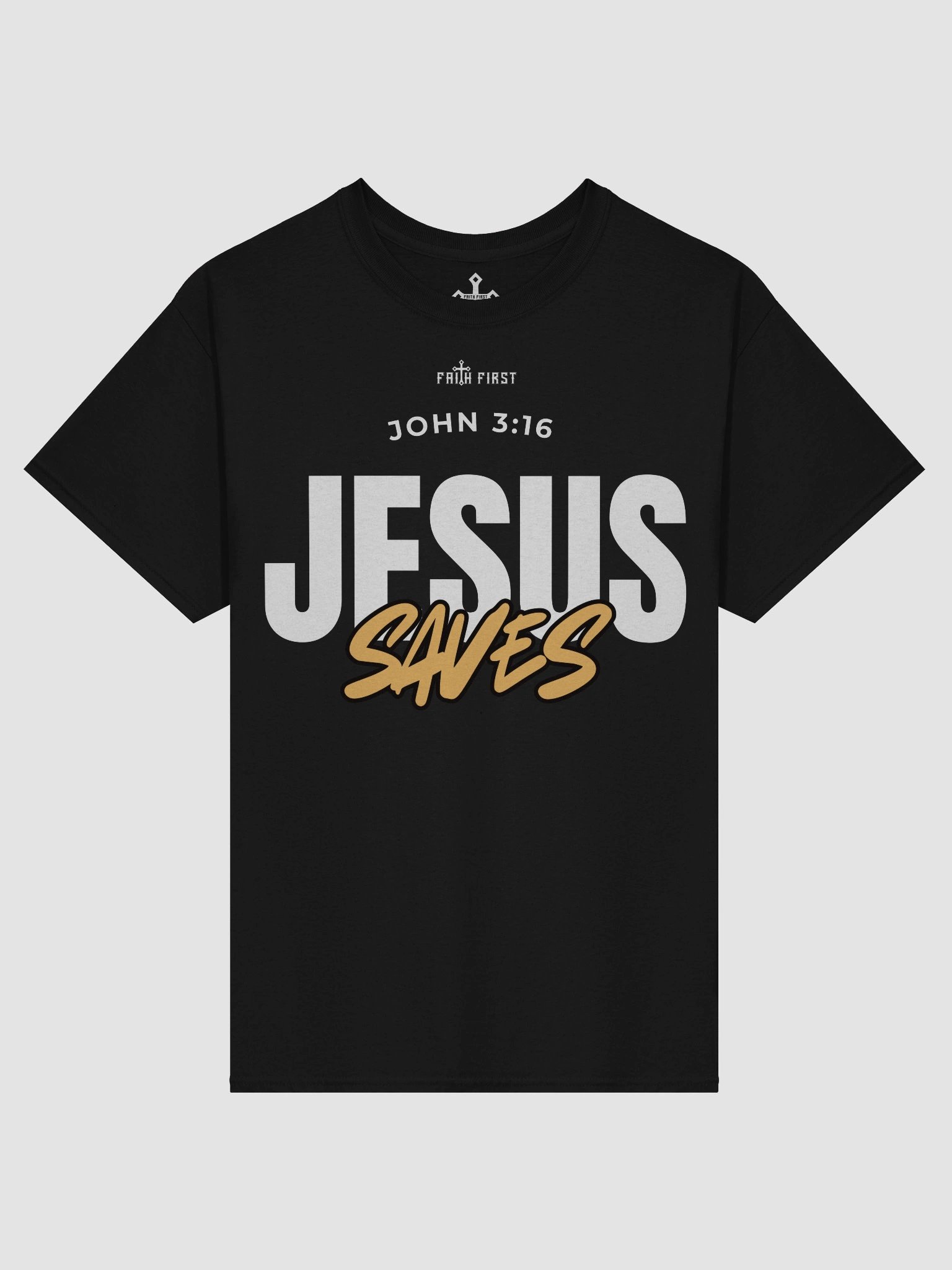 John 3:16 - Jesus Saves Unisex T-Shirt product image (4)