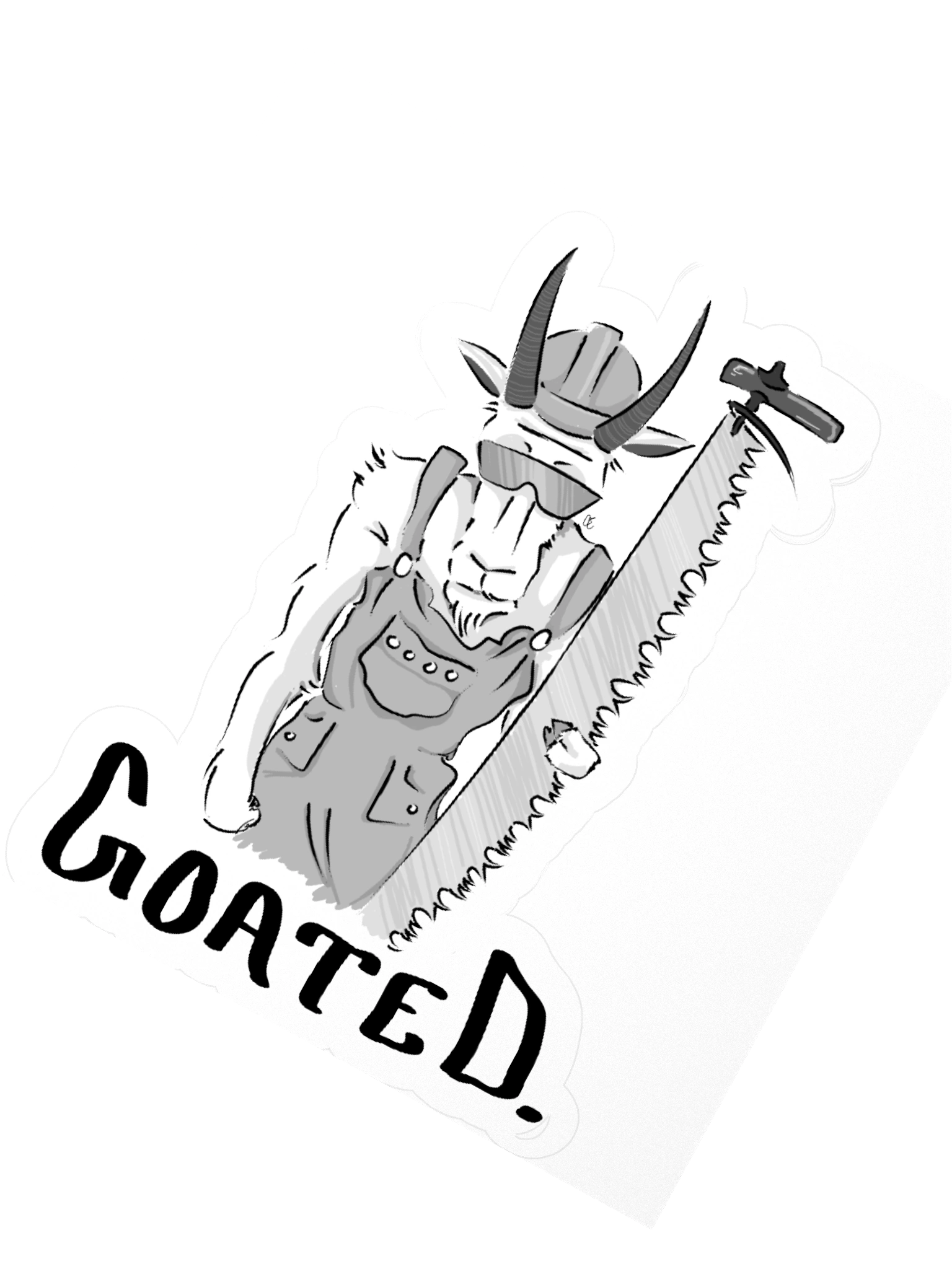 Goated Sticker product image (6)