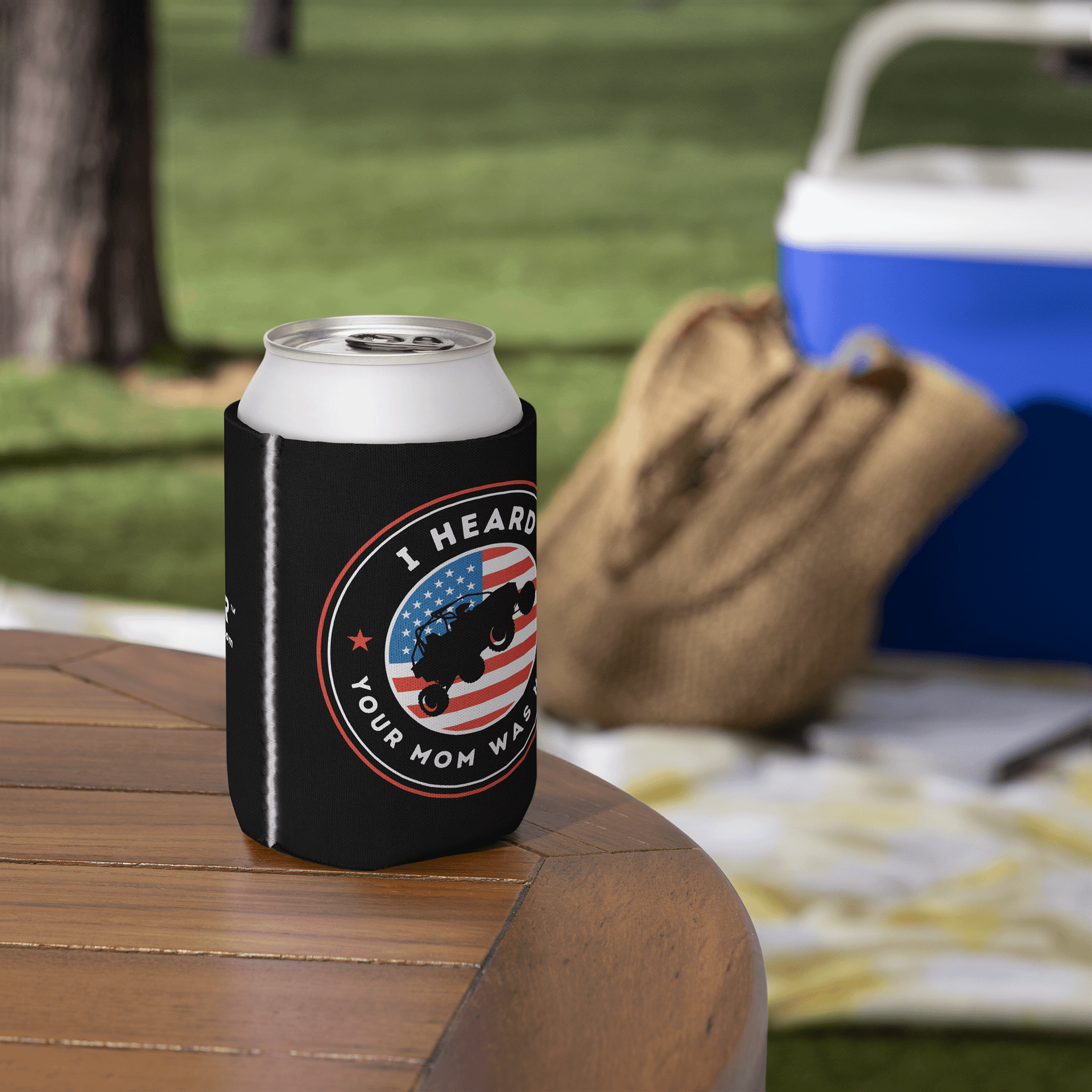 DirtHammer Your Mom Can Koozie product image (5)