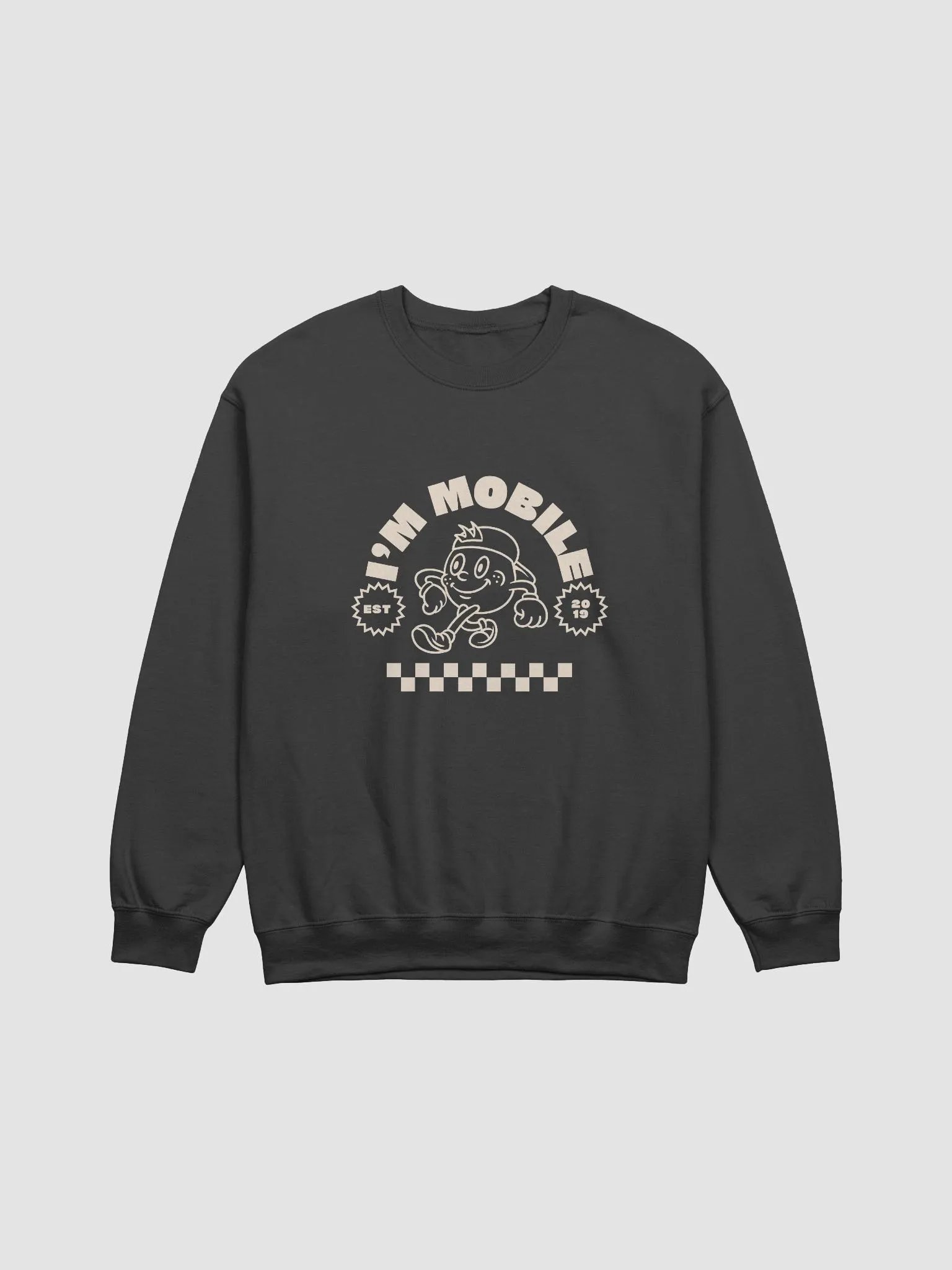 I'm Mobile Crew Neck (Dark) product image (1)