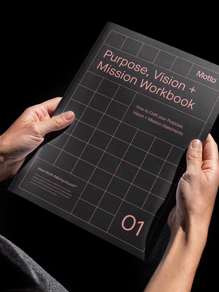 Motto® Purpose, Vision, Mission Workbook product image (1)