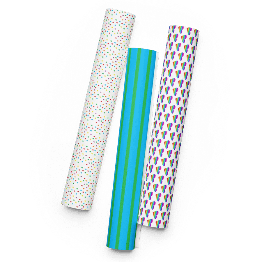 Wrapping Paper - Confetti, 8-Bit, Hearts product image (3)