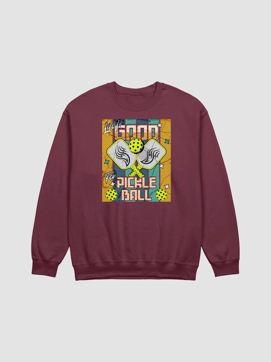 Life Is Good For Pickleball Vibes Crewneck Sweatshirt product image (9)