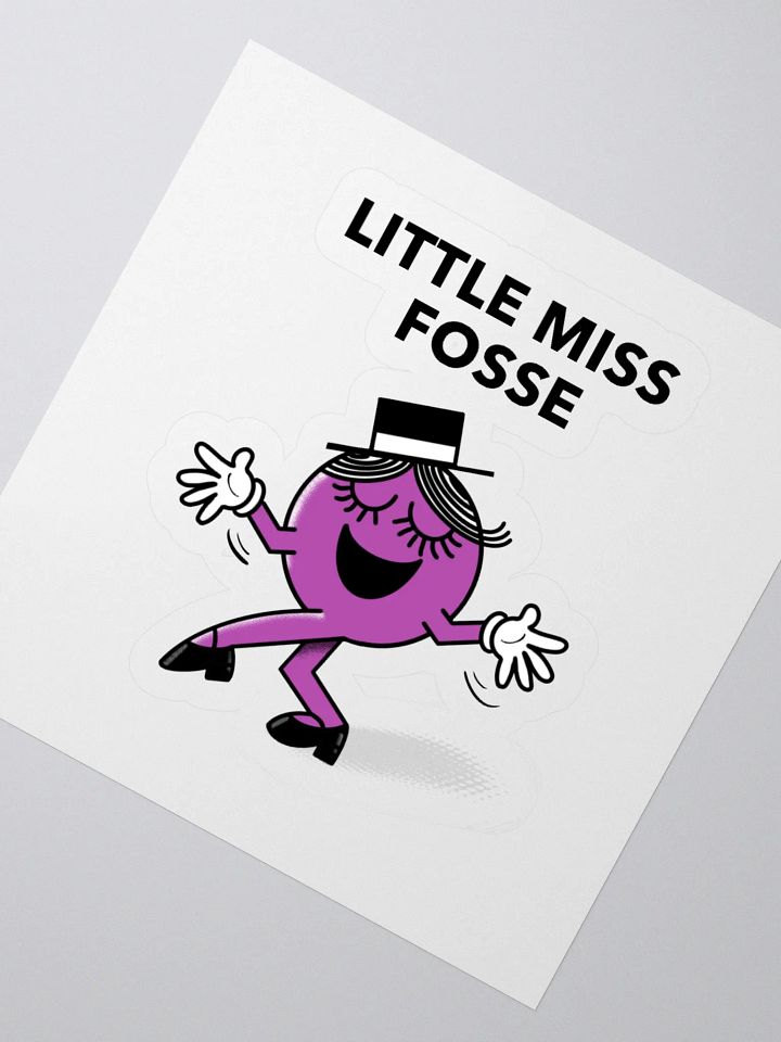 Little Miss Fosse Stickers – Kiss-Cut Musical Theatre Meme Vinyl Decals product image (6)