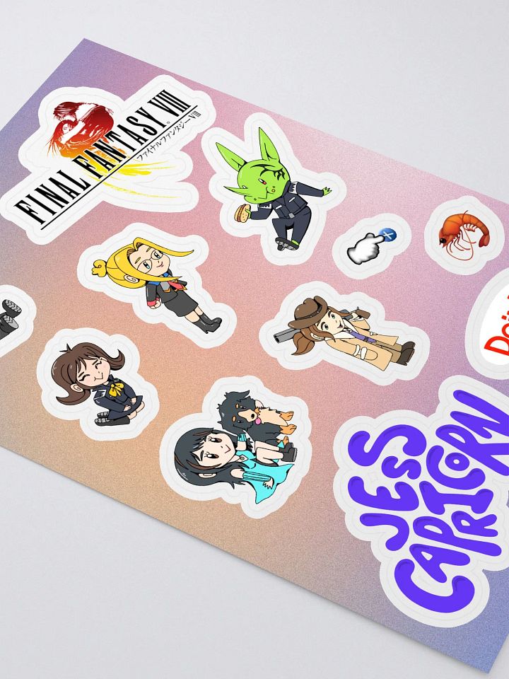 Final Fantasy VIII Sticker Sheet product image (2)