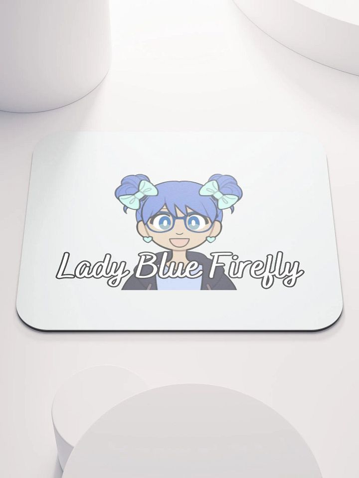 LadyBlueFirefly PNG Happy Mouse Pad product image (1)
