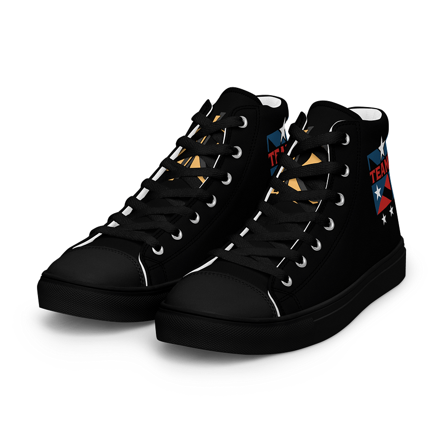 Team K Puerto Rico Women's High Top Canvas Shoes product image (9)