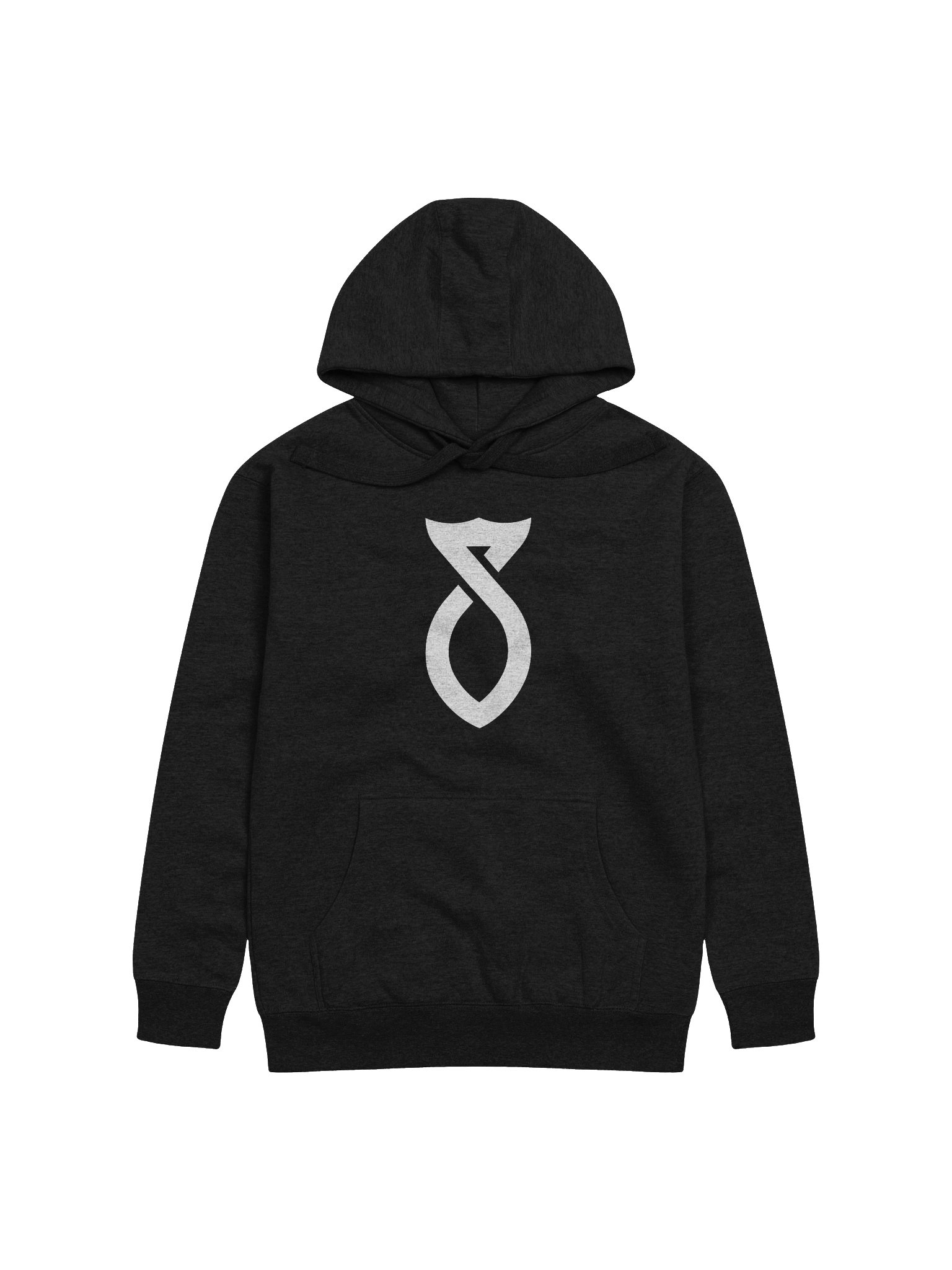 White on Black Hoodie product image (1)