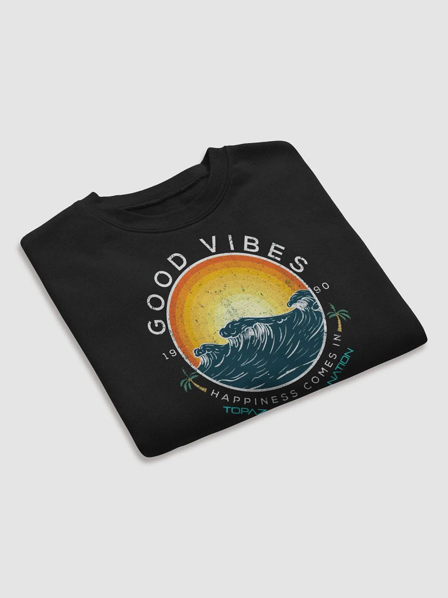 Topaz Nation Good Vibes Cropped Sweater product image (3)