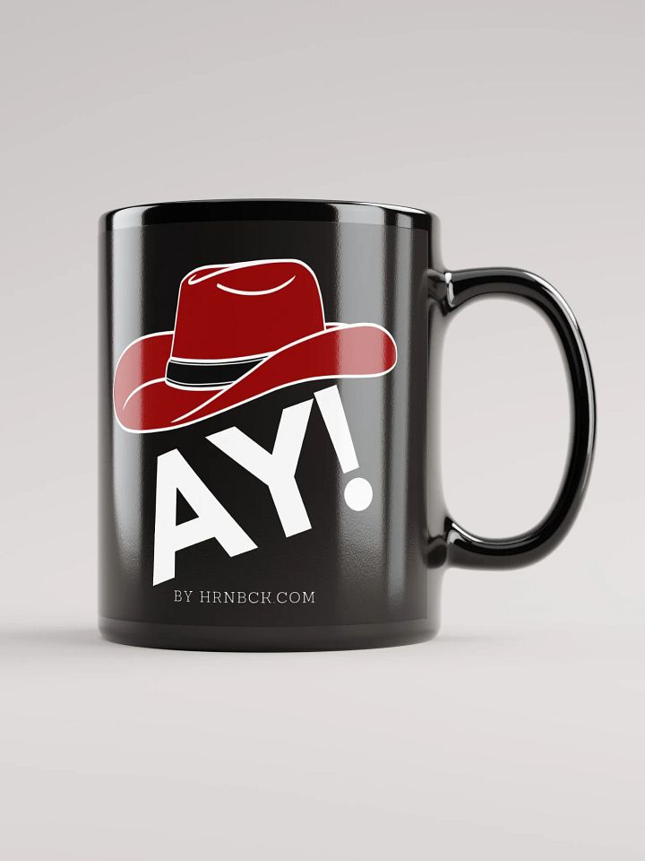 HRNBCK MUG – AY! Black Edition One product image (1)