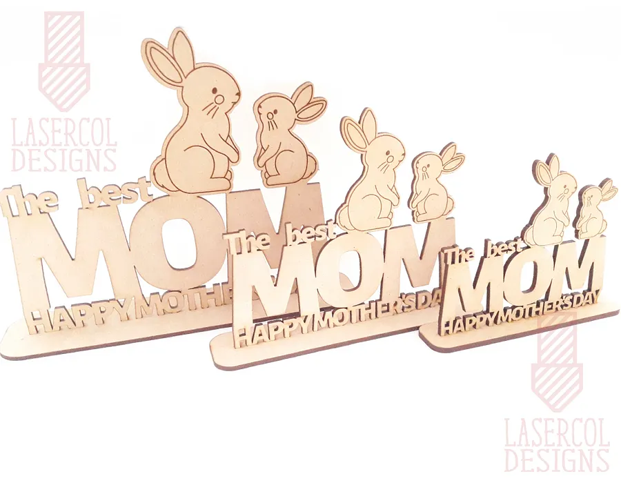 Mother's Day Gift Plaque (Three Sizes) Set 4 - Laser Cut Files product image (8)